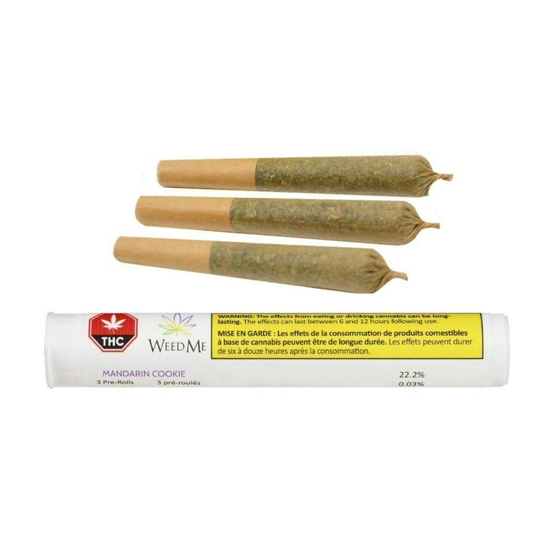 Weed Me Inc - Mandarin Cookie Pre-Roll - 3x0.5g