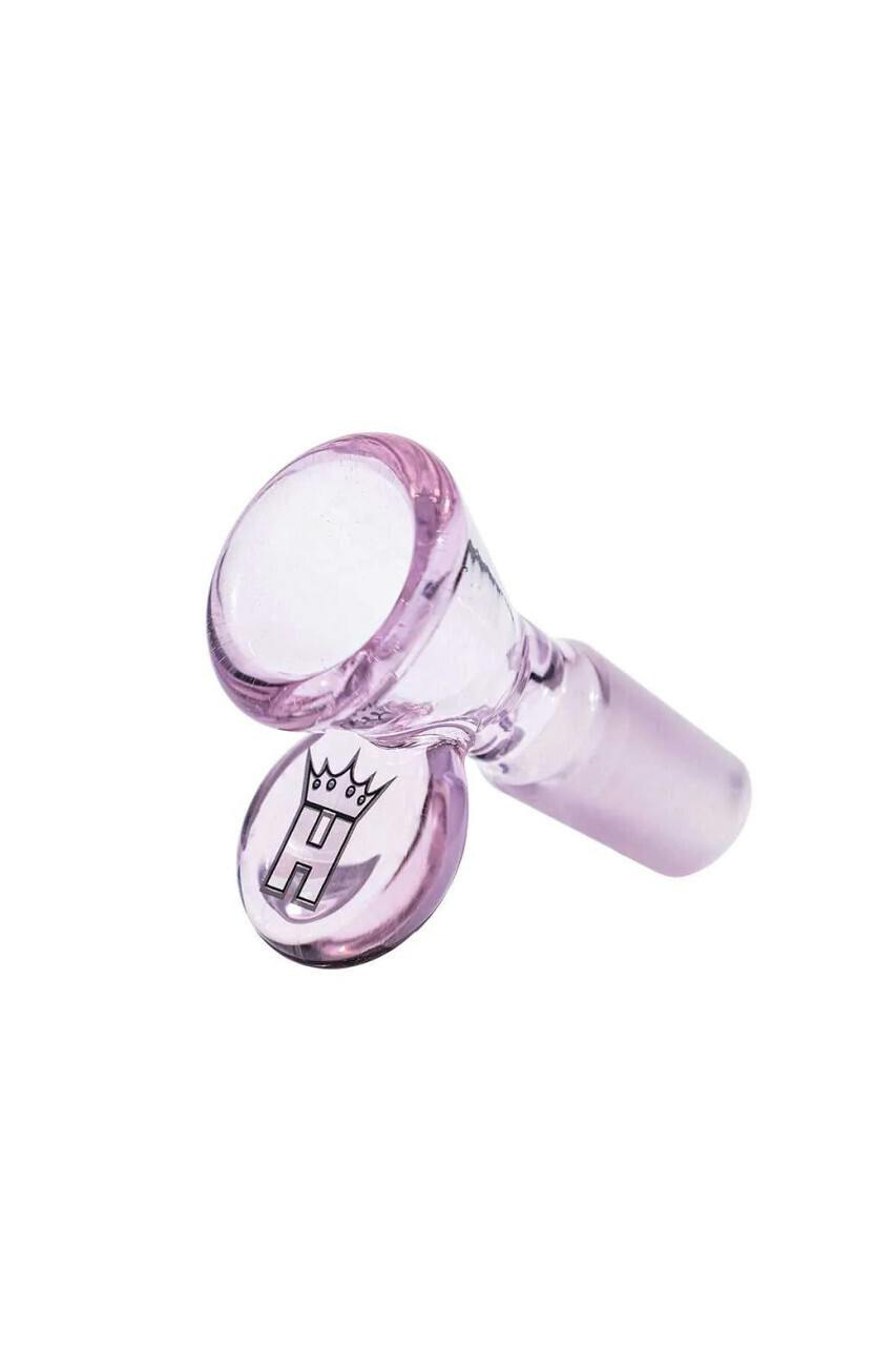 Hoss Glass 14mm Full Color Cone Bowl - Pink