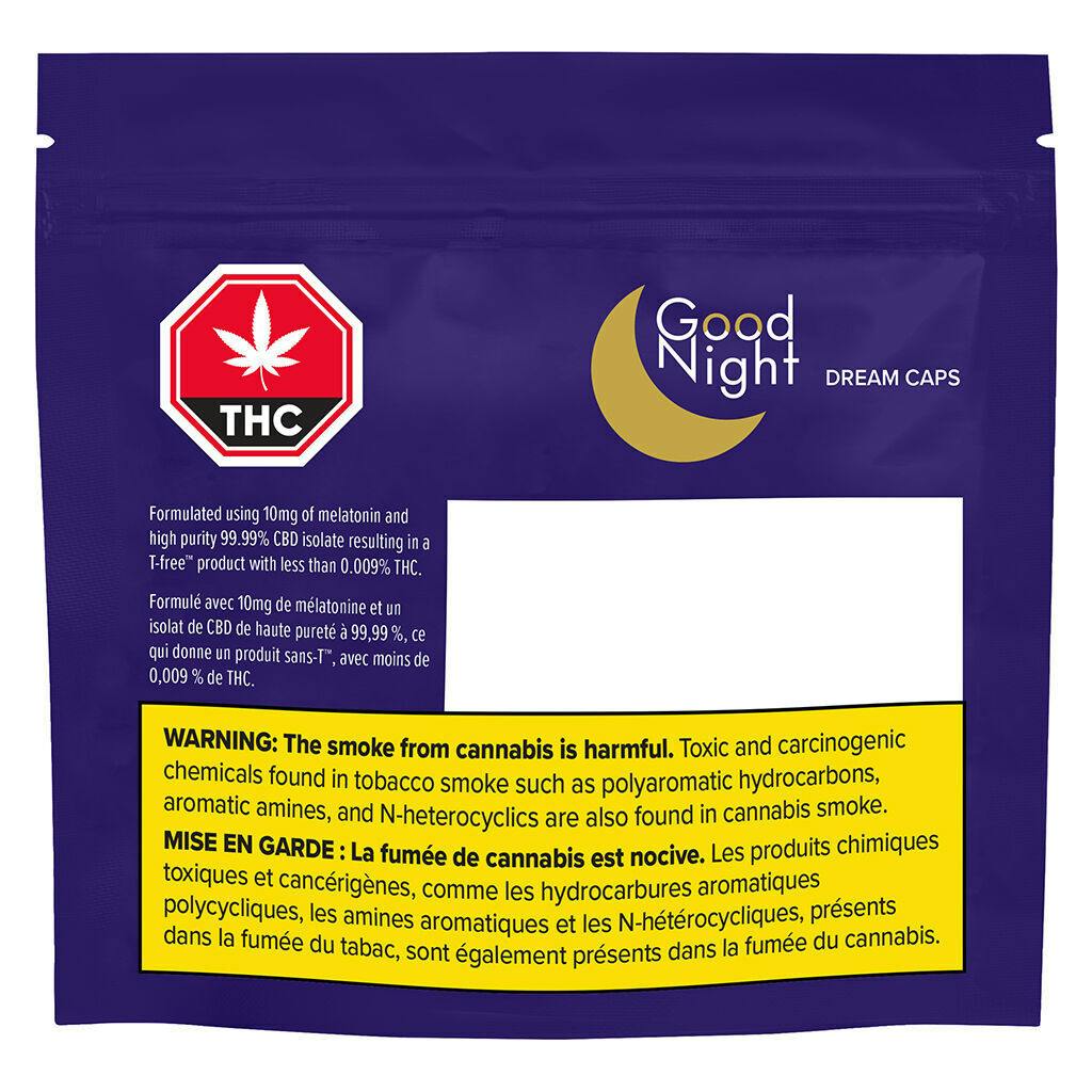SleepWell - X-tra Melatonin Chamomile CBD Capsules - 7 caps