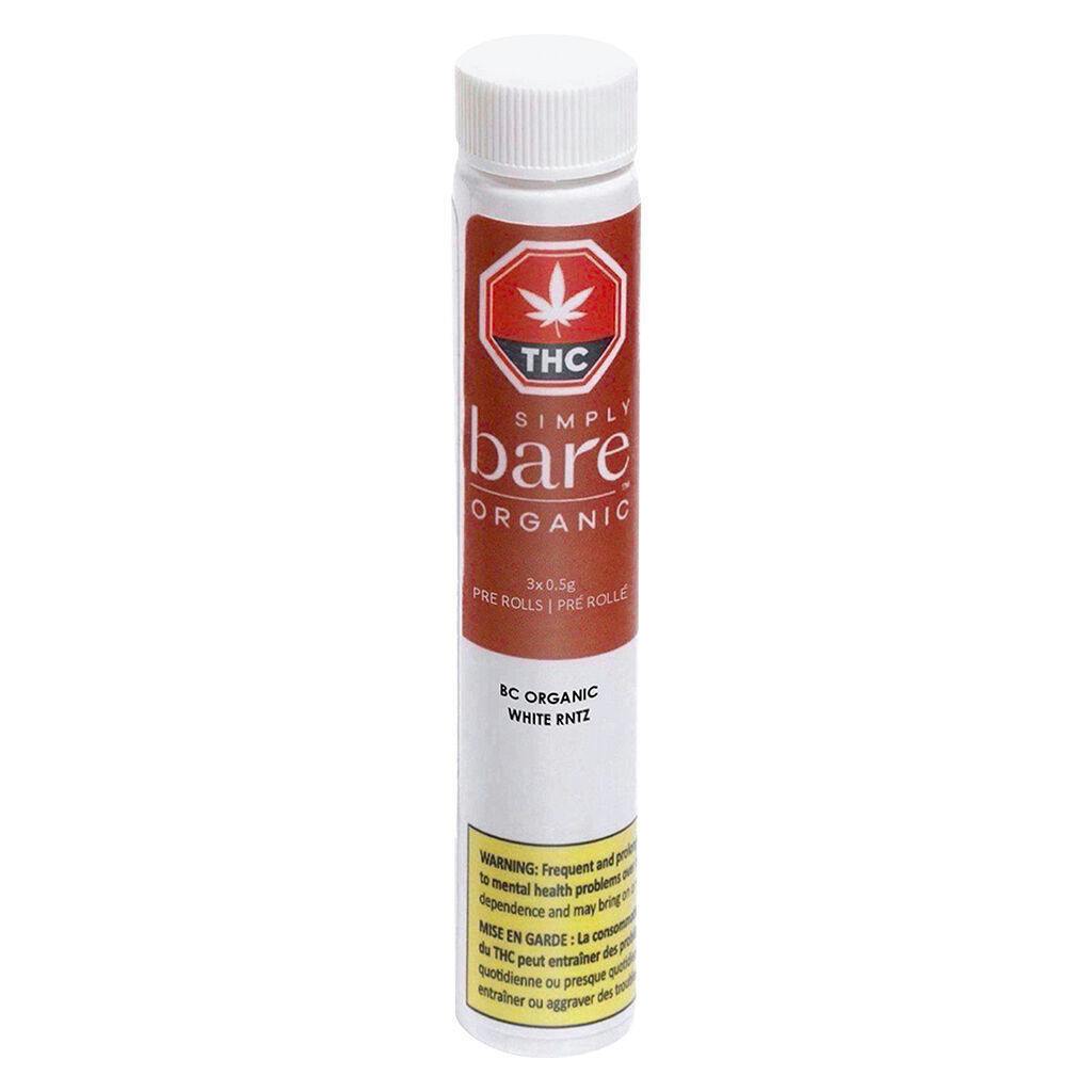 Simply Bare - BC Organic White Rntz Pre-Rolls - 3x0.5g
