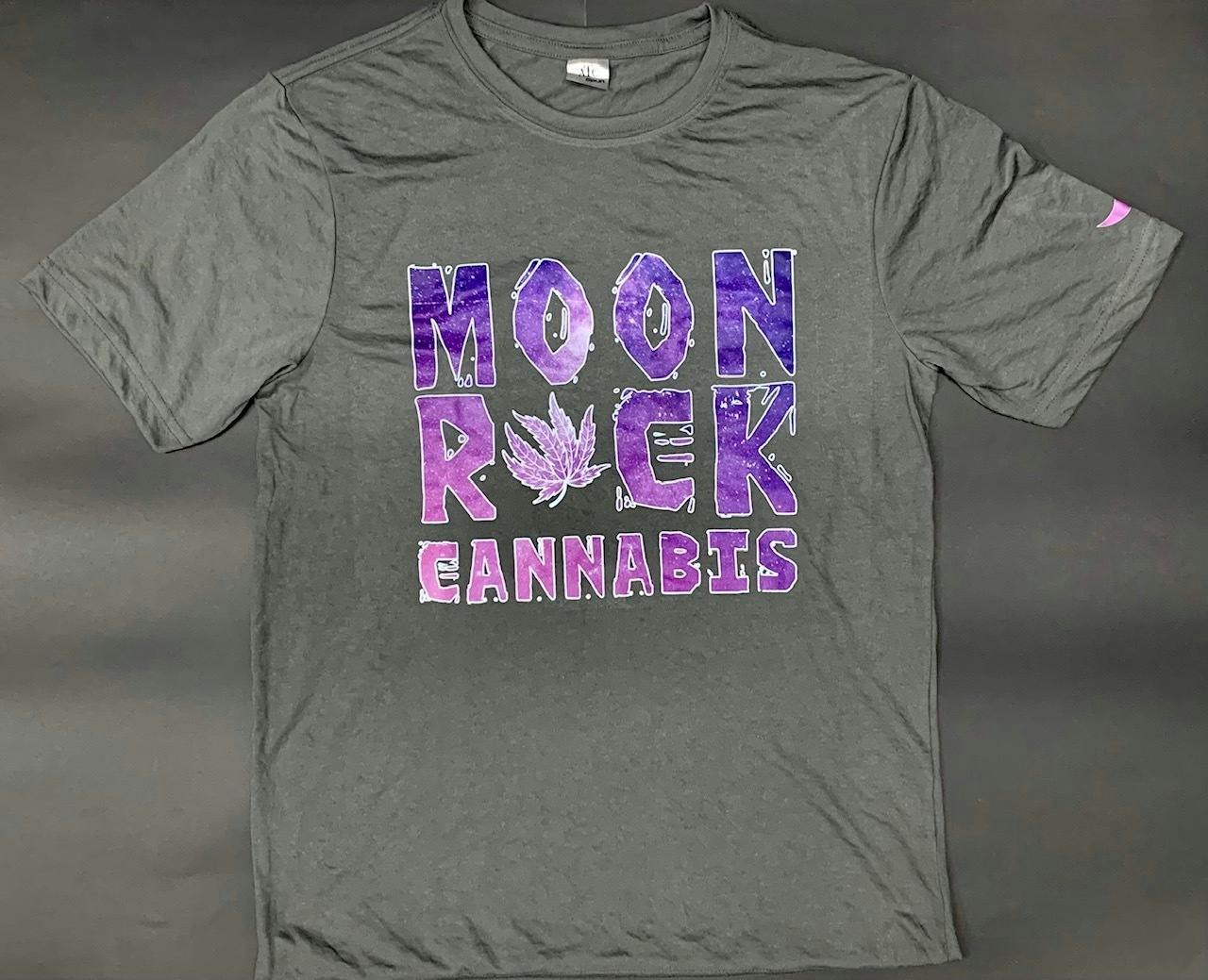 Moonrock Cannabis T-Shirt - Grey - Medium
