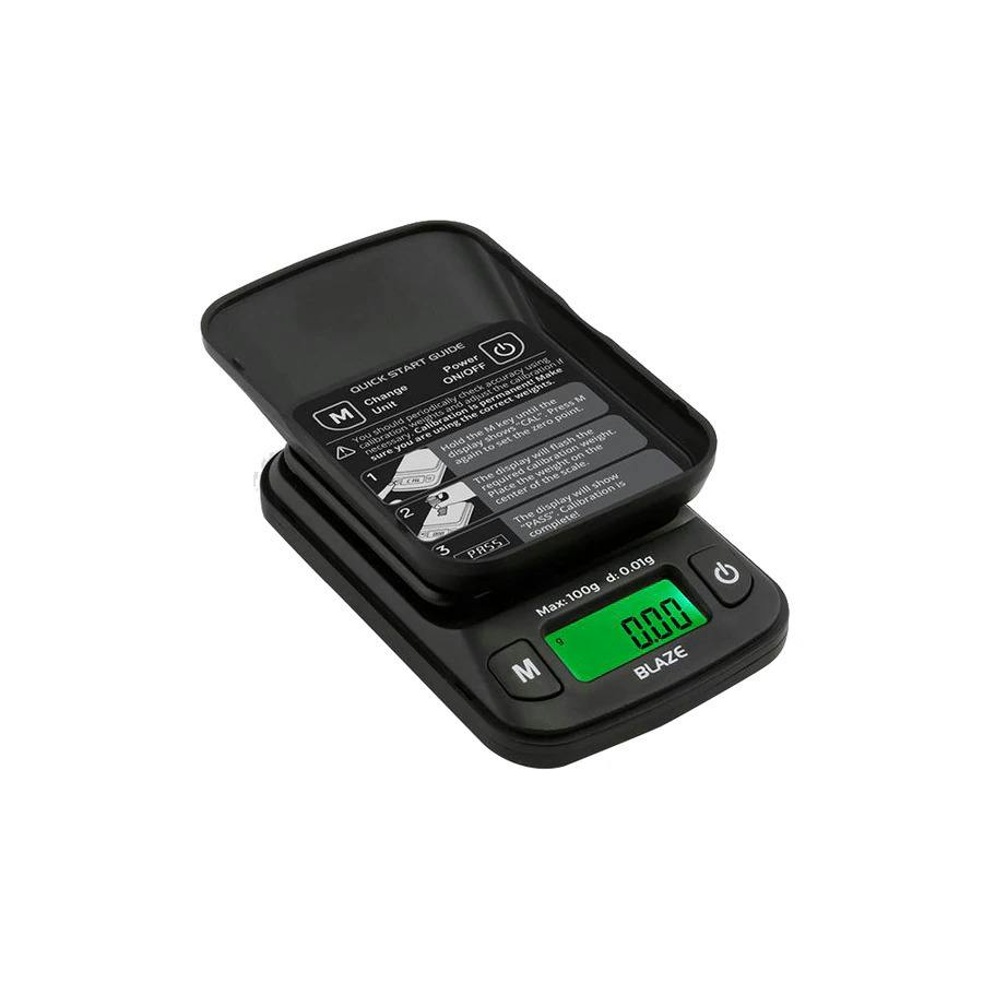 Truweigh - Blaze - Digital Mini Scale 100g x 0.01g - Black