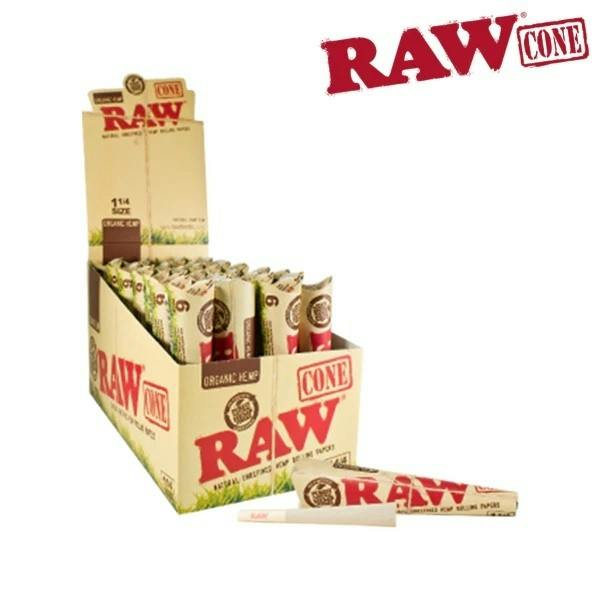RAW – Organic Hemp Pre-Rolled Cones 1 1/4 – 6 Pack