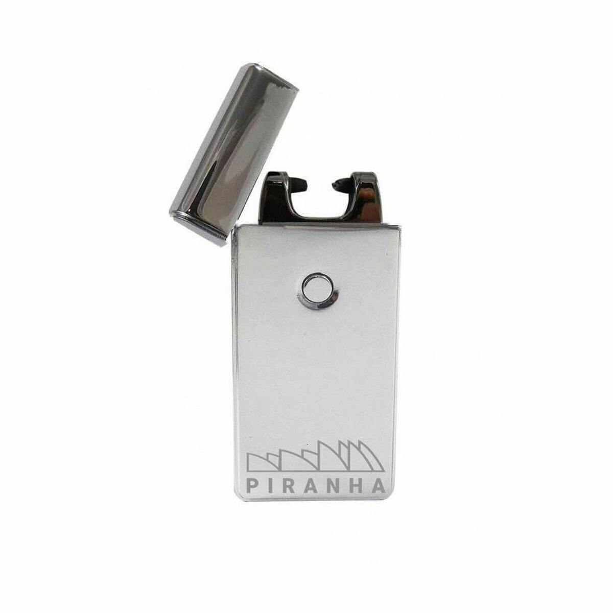Piranha - Single Plasma Lighter - Silver