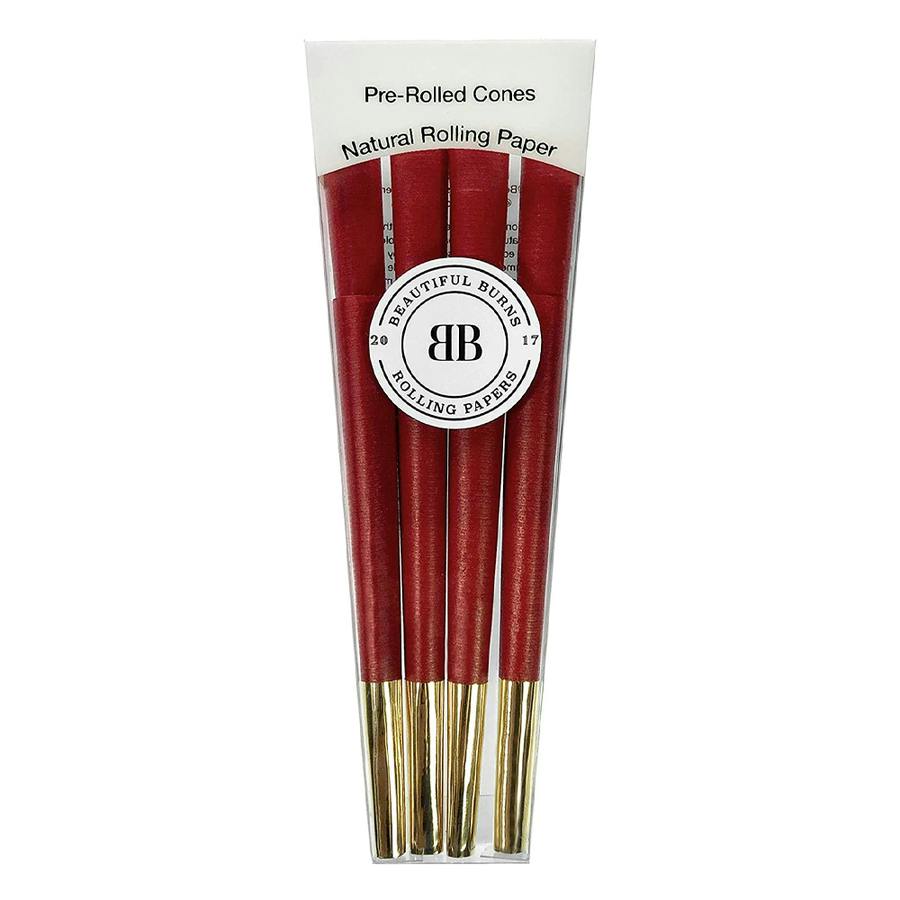 Beautiful Burns - Pre-Rolled Designer Cones 8 Pack - Queen of Hearts