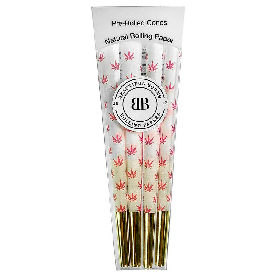 Beautiful Burns - Pre-Rolled Designer Cones 8 Pack - Pretty N Pink