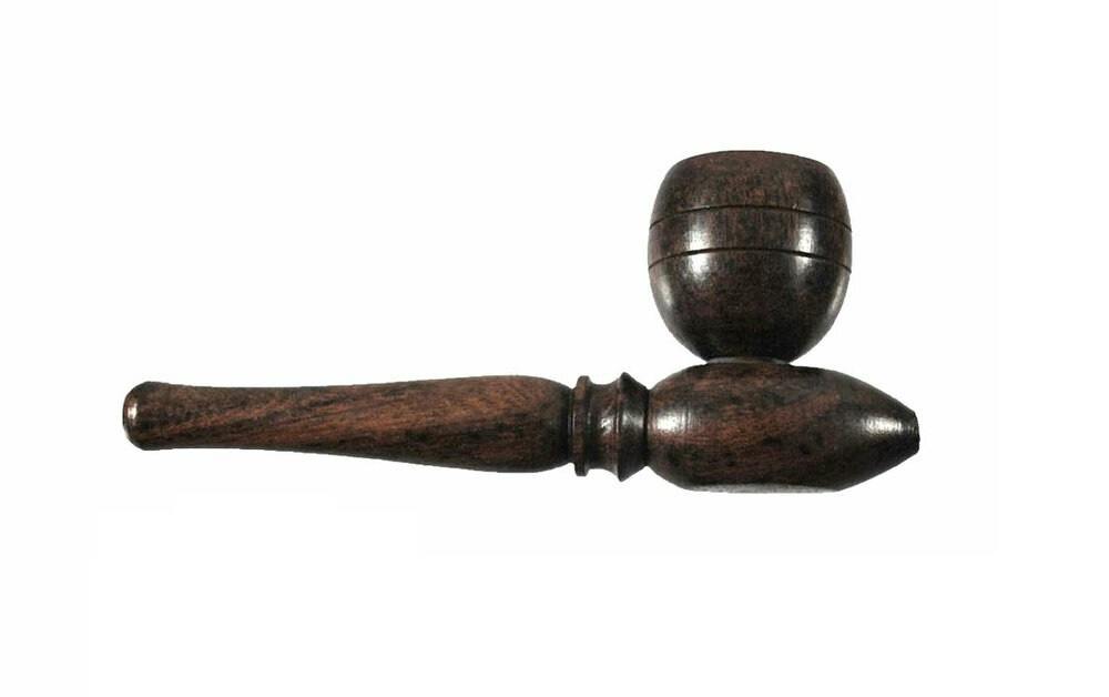 4" Plain Rosewood Pipe