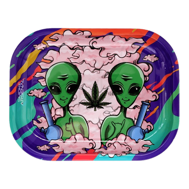 Outta This World Metal Rolling Tray - Small
