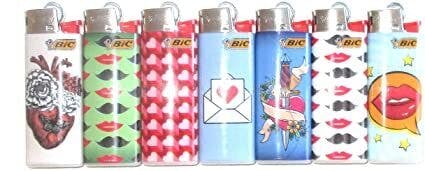Bic Mini Lighters Love Series