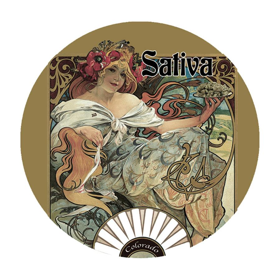 8" Cannabis Sativa Dab Mat by DabPadz