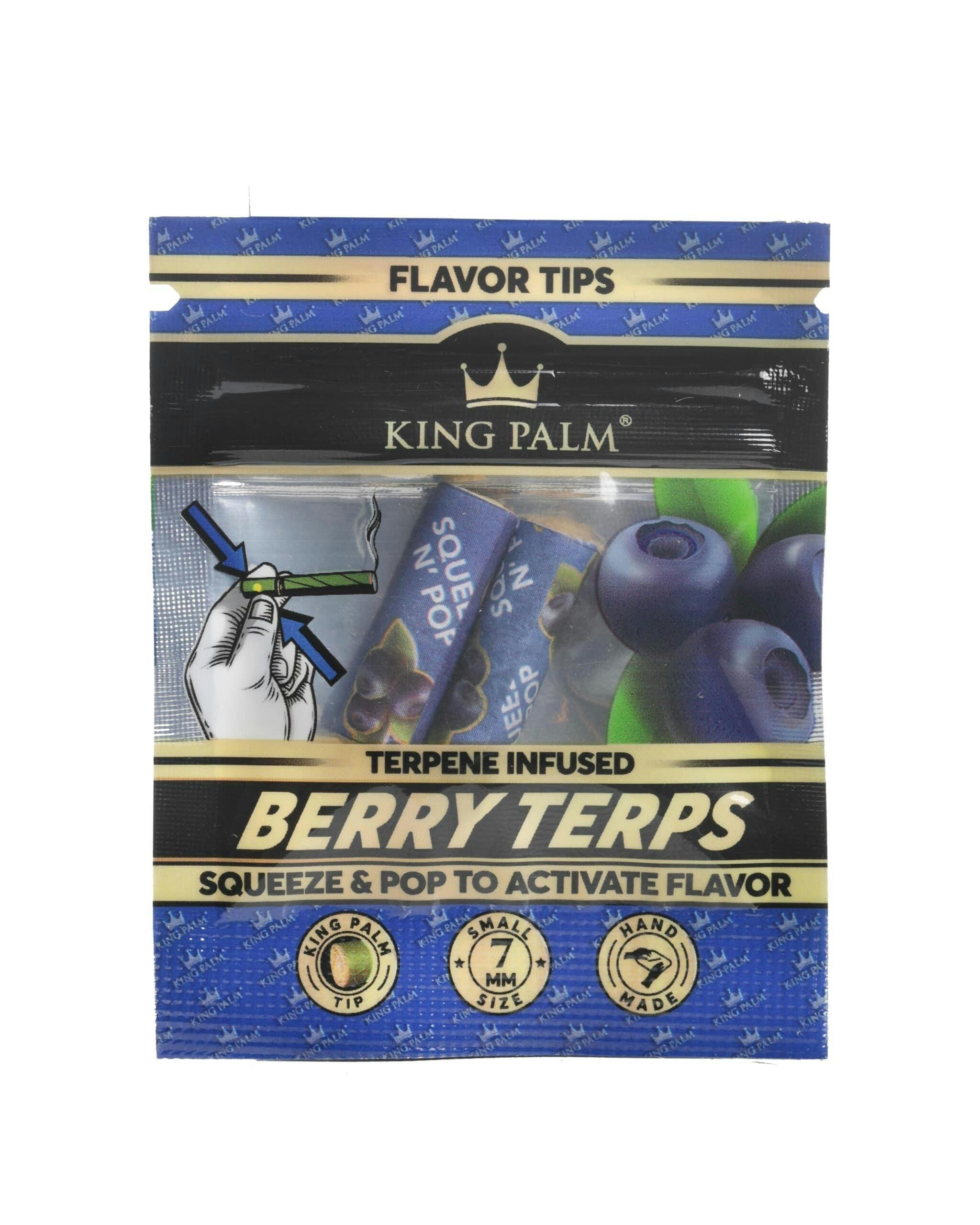 King Palm Terps Filter 2pk - Berry Terps