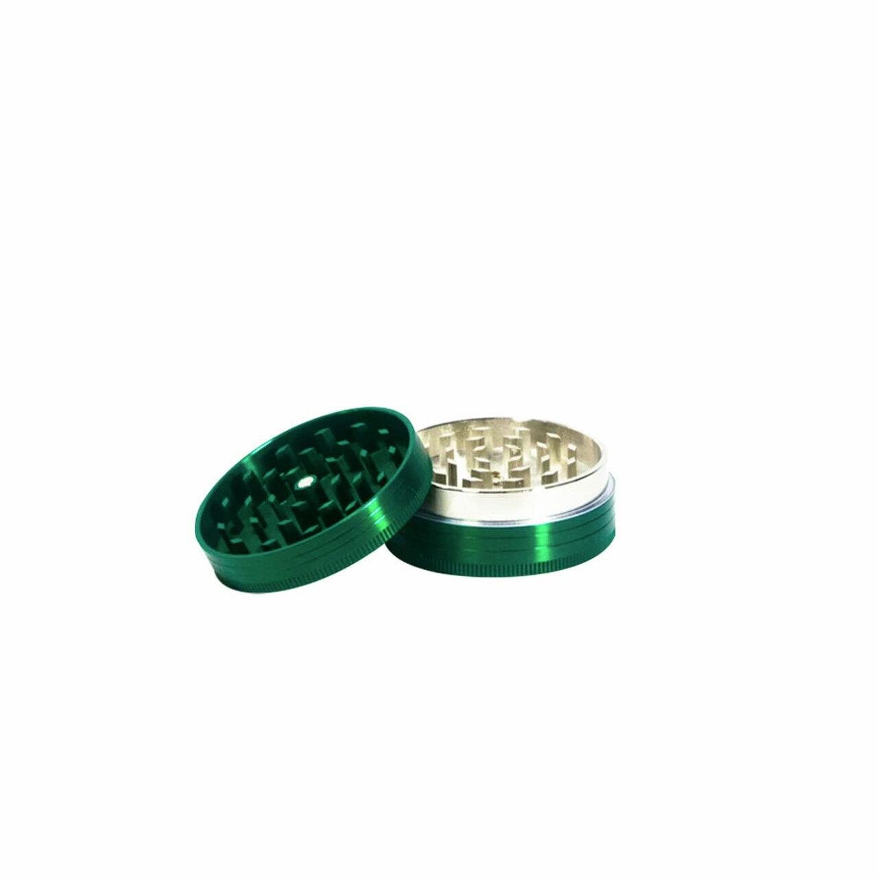 2.5" 2-Piece Aluminum Grinder by Infyniti - Green