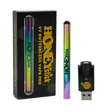 510 Buttonless Vape Battery- HoneyStick - Multi-Colour