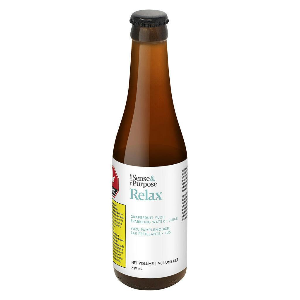 Sense&Purpose - Relax: Grapefruit Yuzu Sparkling Water & Juice - 330ml