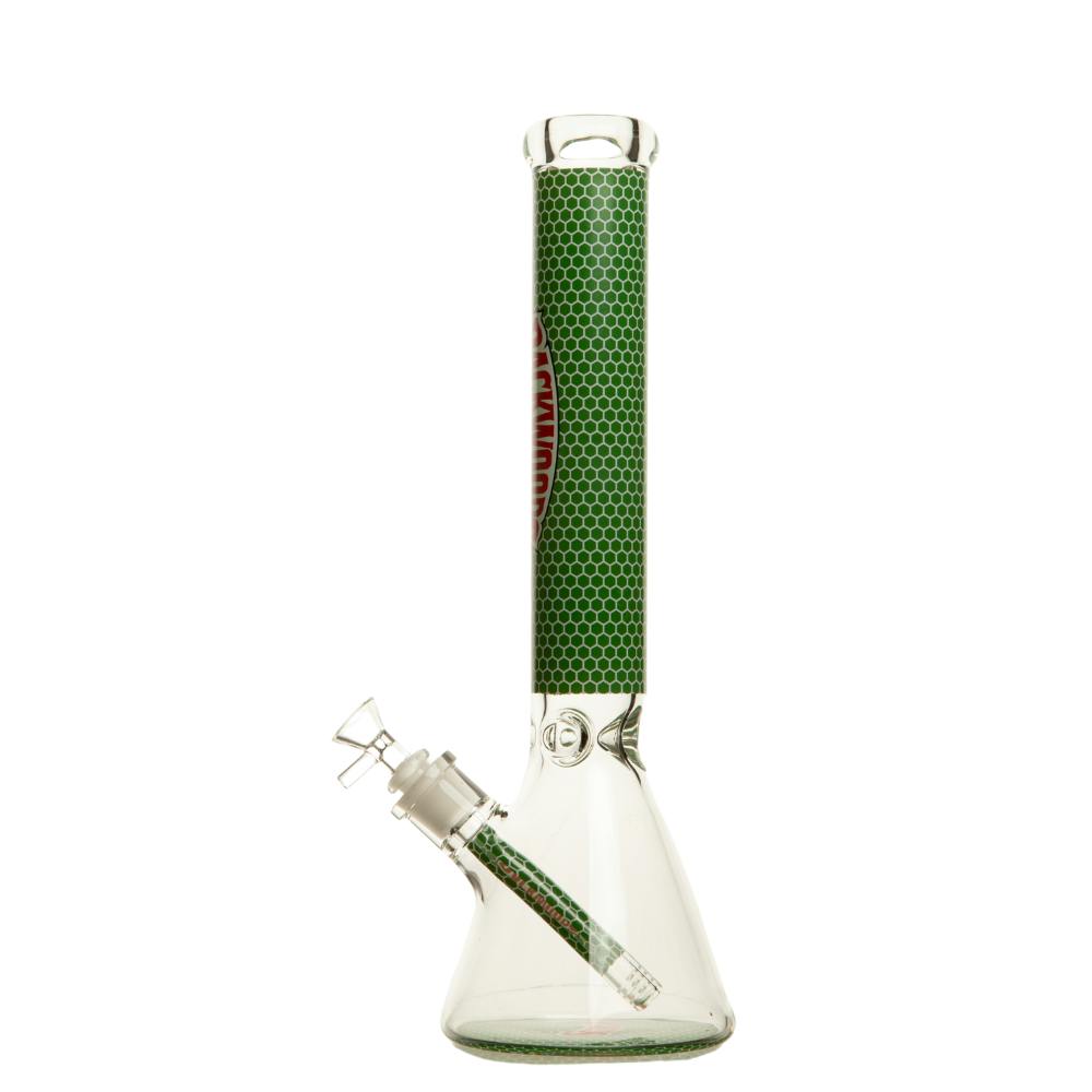 16" 7mm BKW Glass Beaker - Green