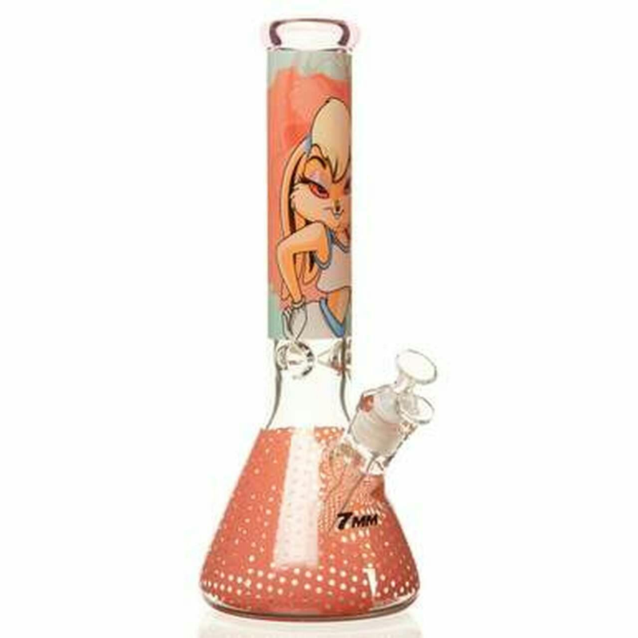 14" 7mm Quirky Bunny Bong