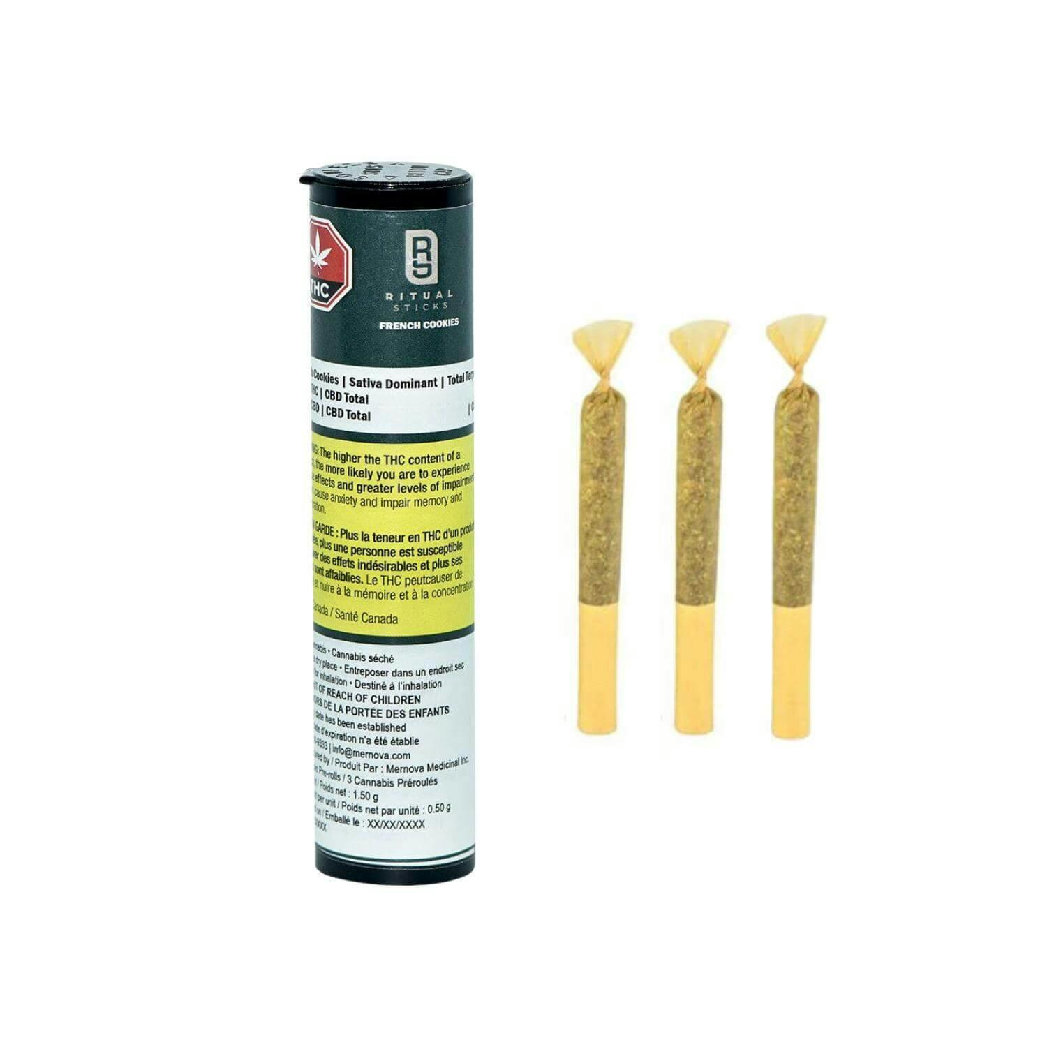 Ritual Sticks - French Cookies Pre-Roll - 3x0.5g
