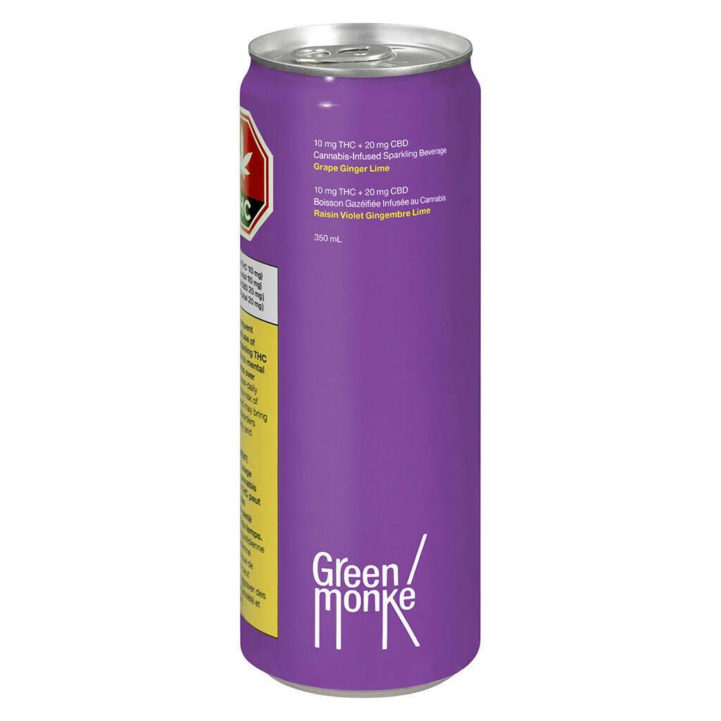 Green Monke - Purple Grape Ginger - 350ml