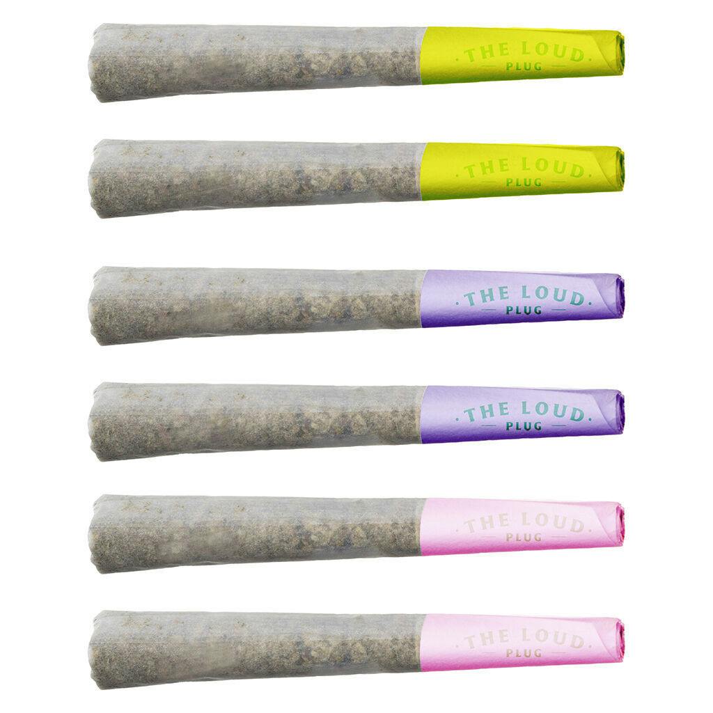 The Loud Plug - Terp Gush Rainbow pack Pre-Roll - 6x0.5g