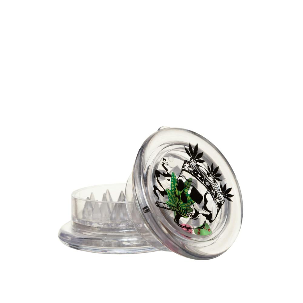 Arsenal Clear Skull Dice 55mm 3-Pc Acrylic Grinder