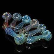 3" Spiral Glass Hand Pipe