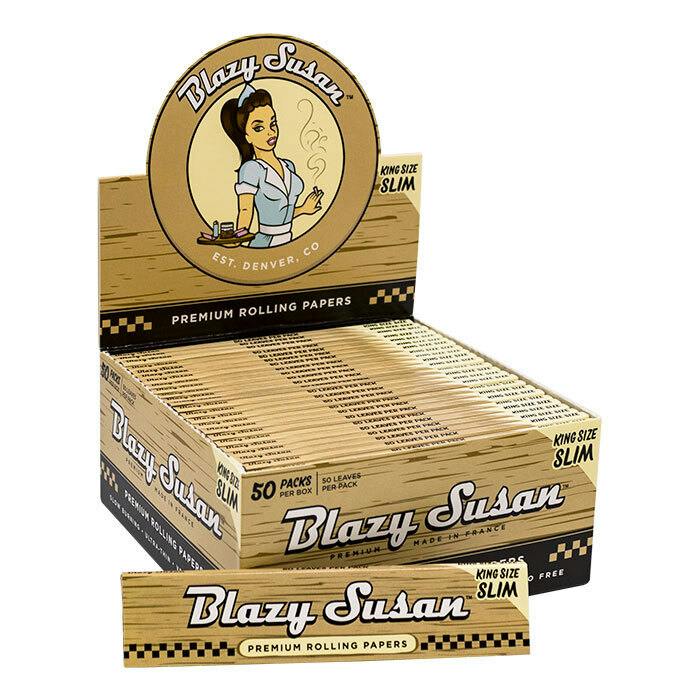 Blazy Susan King Size Slim Unbleached Rolling Paper