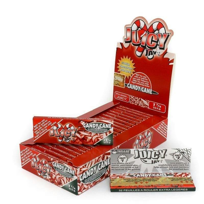 Juicy Jays - Candy Cane Flavoured Rolling Papers - "1.25"""