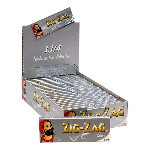 Zig Zag Silver 1 1/4 Rolling Papers - 25ct