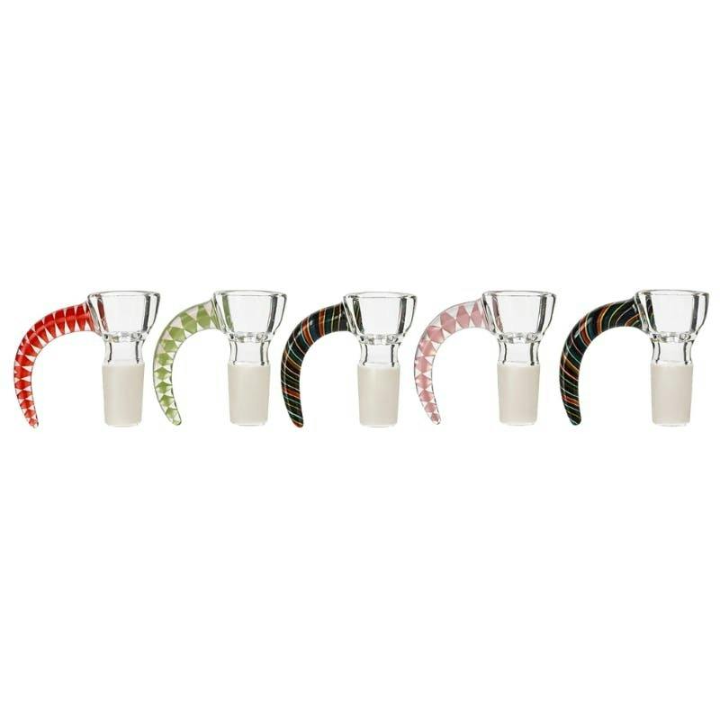 14mm Arsenal Candy Hook Horn Glass Bowl