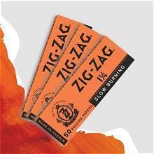 Zig Zag Orange 1 1/4 Slow Burning Rolling Papers