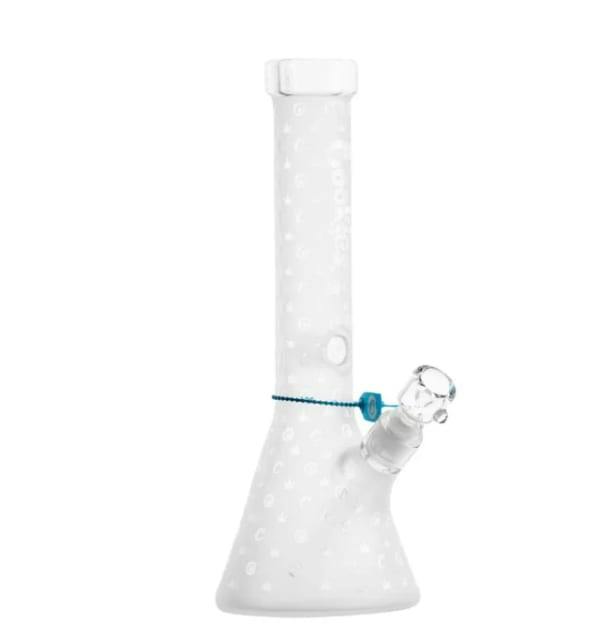 Cookies | V Beaker Glass Bong | 13.75" - Clear