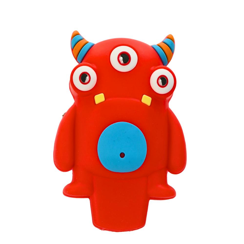 Silicone Pipe - Three Eyes Strange - 3"