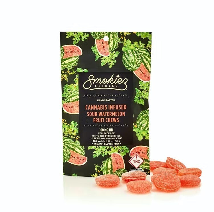 Smokiez Fruit Chews — Sour Watermelon