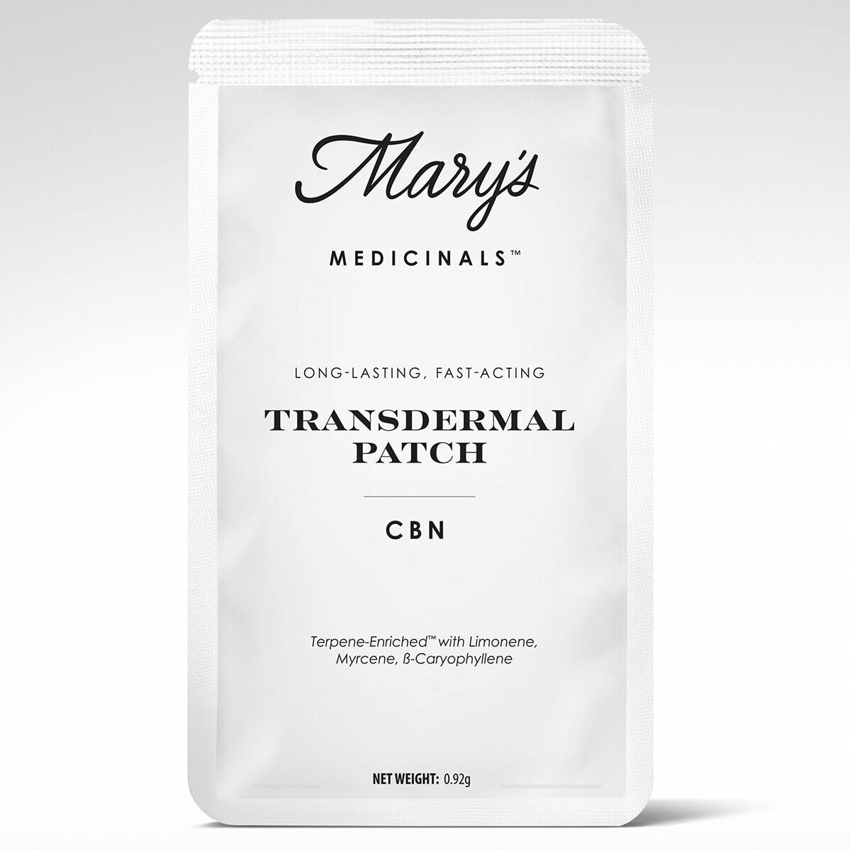 Mary's Medicinals Transdermal Patch CBN 20mg