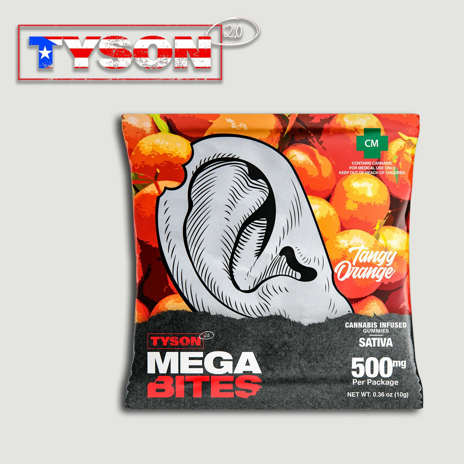 Tangy Orange Gummy Sativa 250 mg