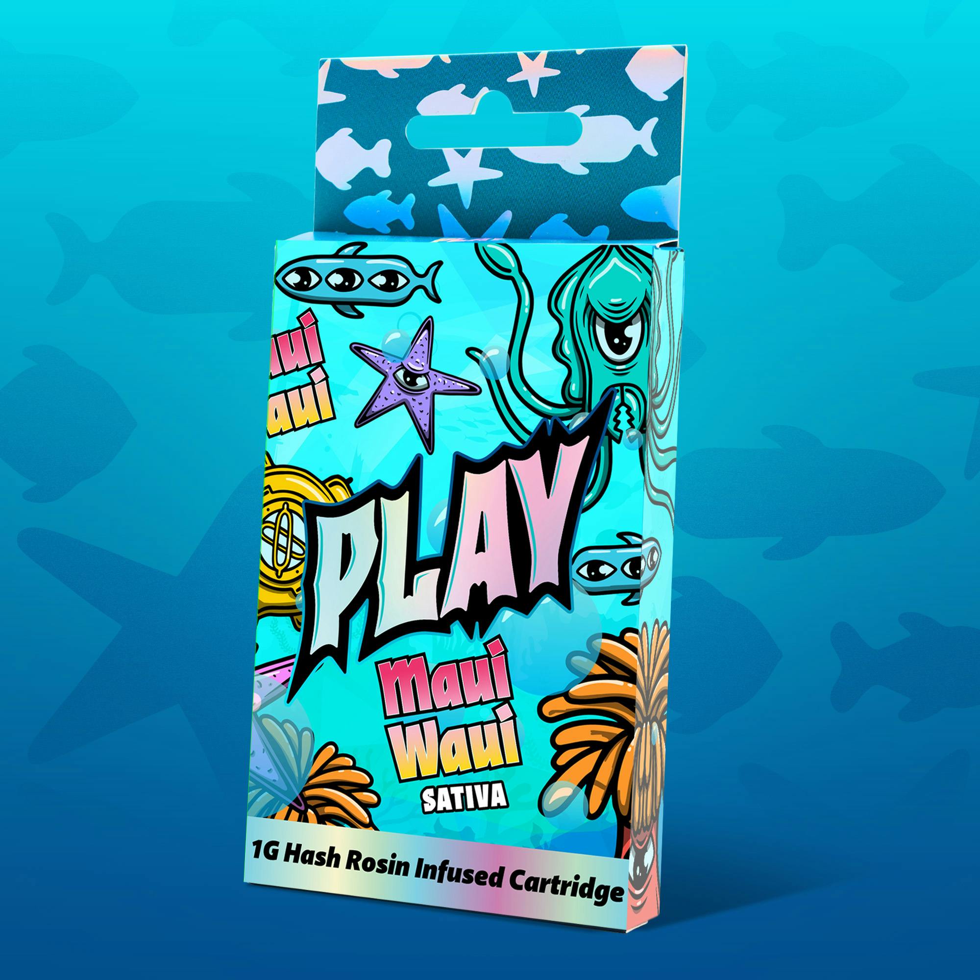 Maui Waui ━ 1g Hash Rosin Infused ━ 510 Cart ━ Play by Play Michigan