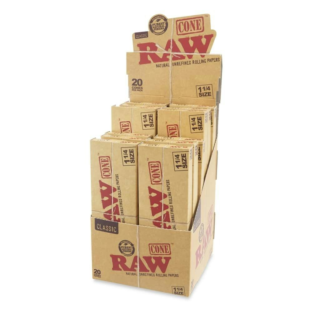 Raw | Classic Cones | 1 1/4 | 20 Pack