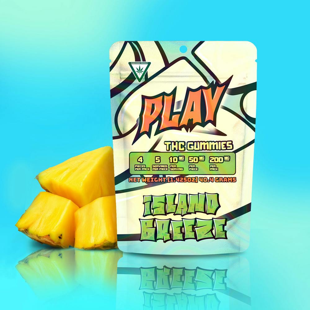 Play | Island Breeze | Gummies | 200mg | 4pk