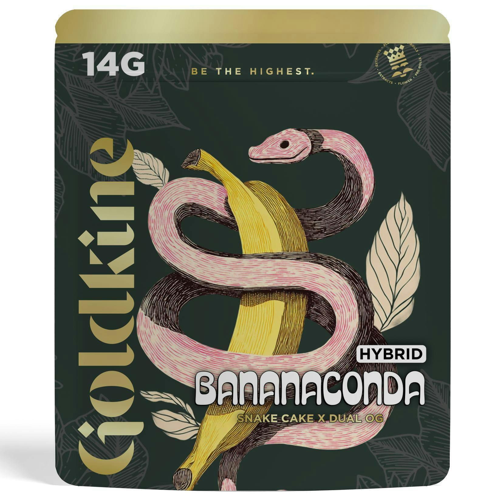 Goldkine | Bananaconda (Smalls) | 14g | Pre-Pack Flower
