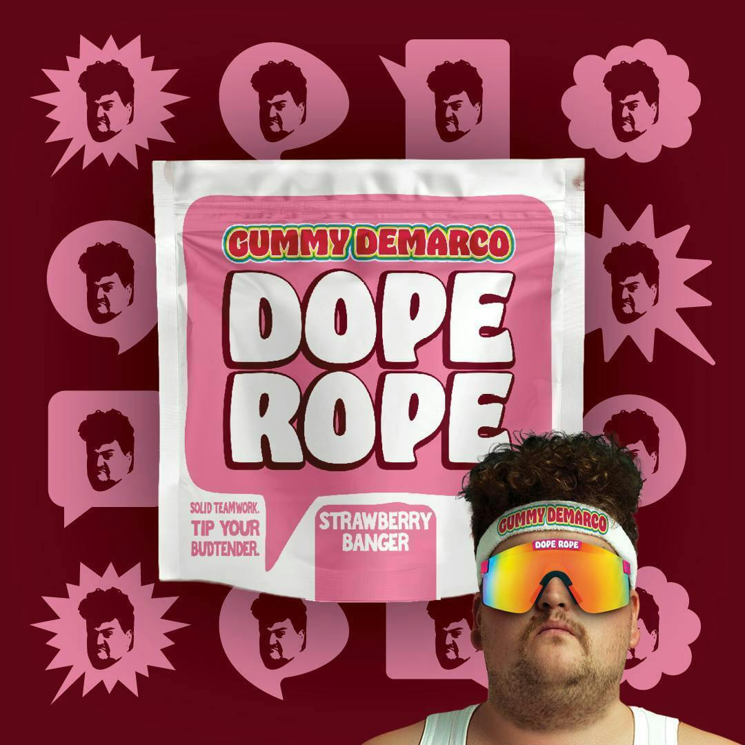 Dope Rope | Strawberry Banger | 200mg | Gummies