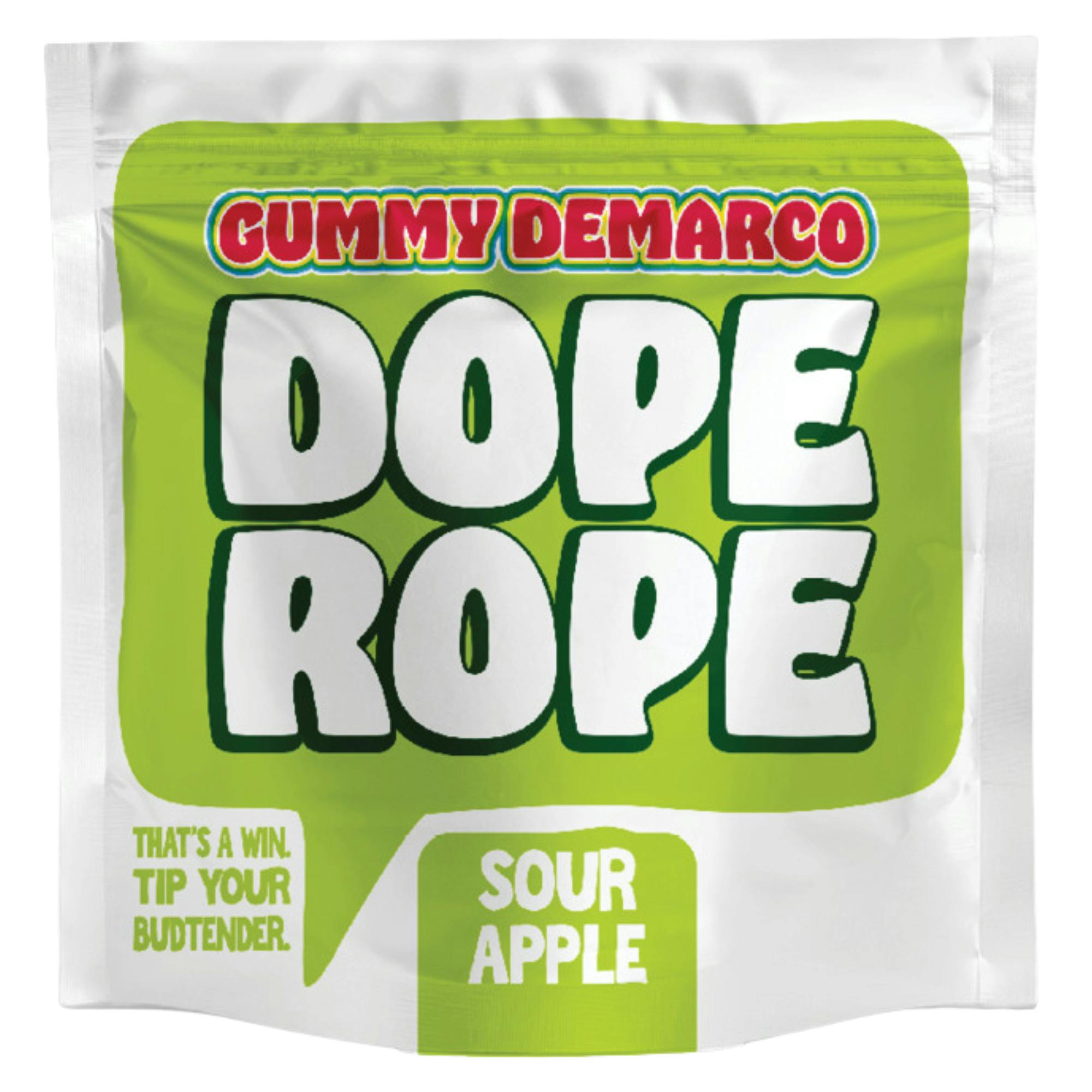 Dope Rope | Sour Apple Smash | 200mg | Gummies