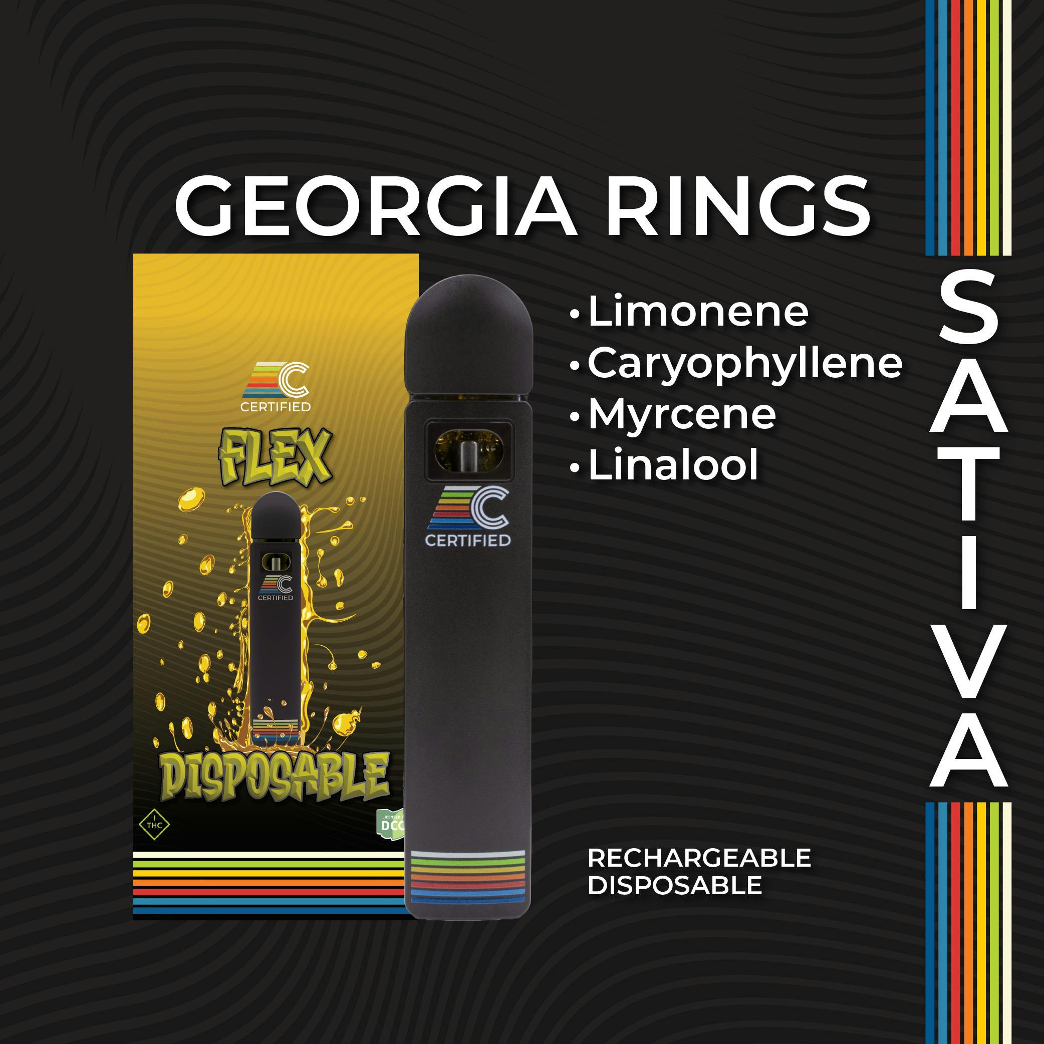 Certified: Georgia Rings - Flex Disposable
