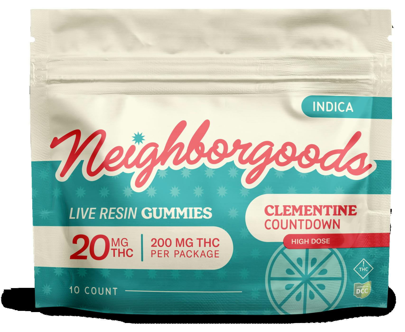 Neighborgoods: Clementine Countdown - Live Resin Gummies 10pk