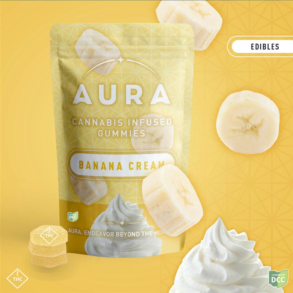 Aura: Banana Cream CBC - Gummies