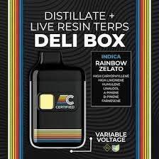 Certified: Rainbow Zelato - LRT Deli Box Disposable