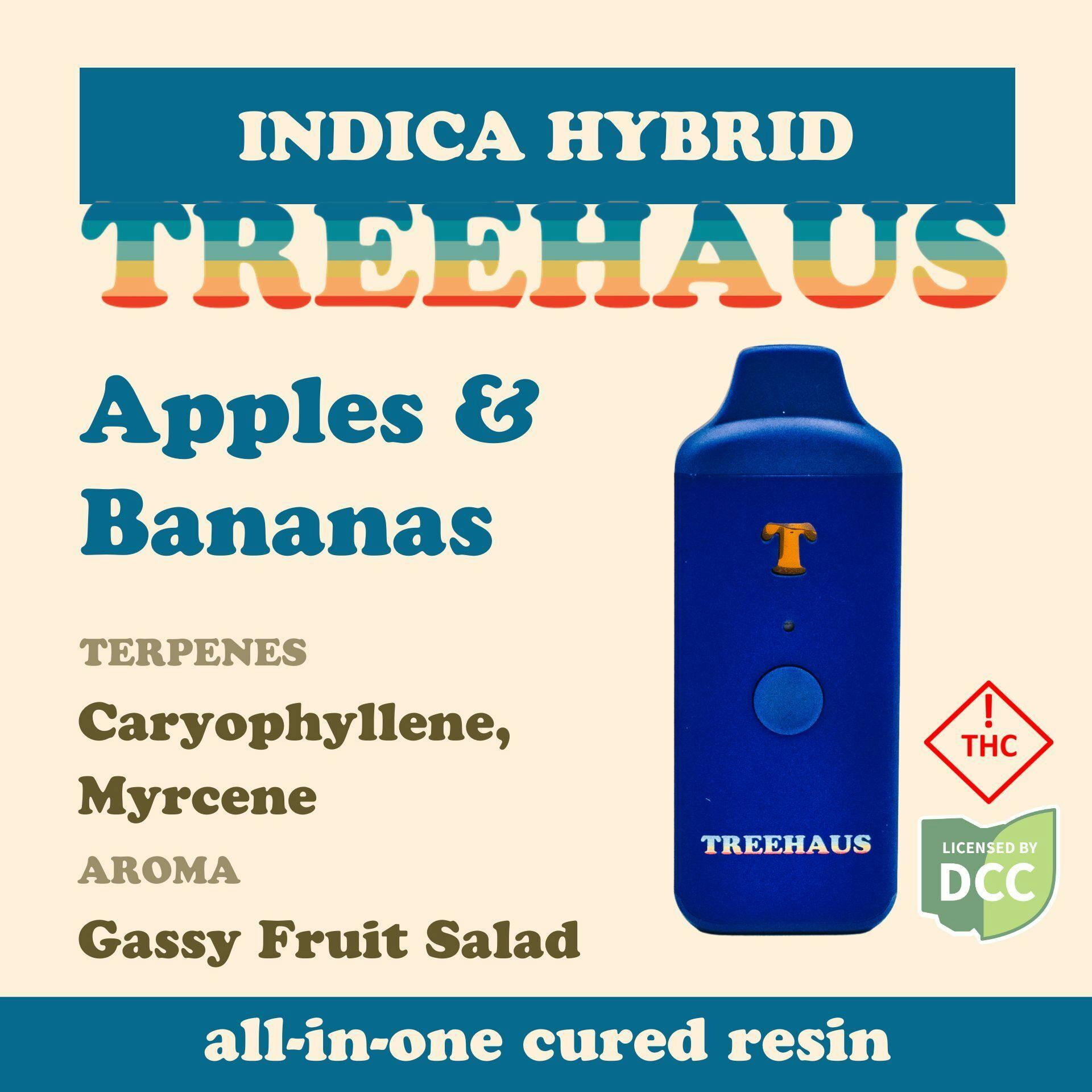 Treehaus: Apps and Nanas - Cured Resin AIO Disposable