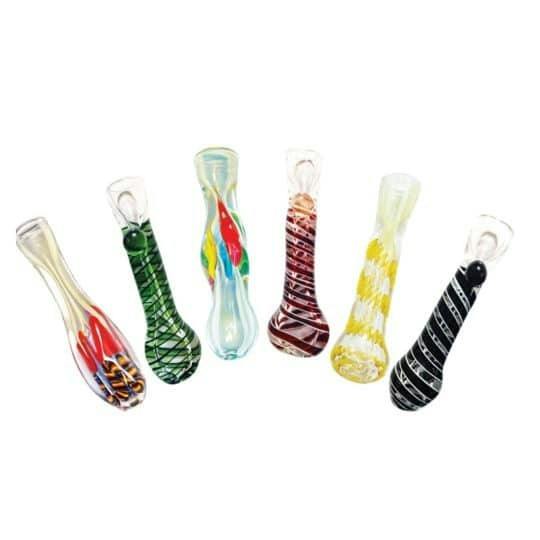 LUVBUDS Glass Chillum: Assorted