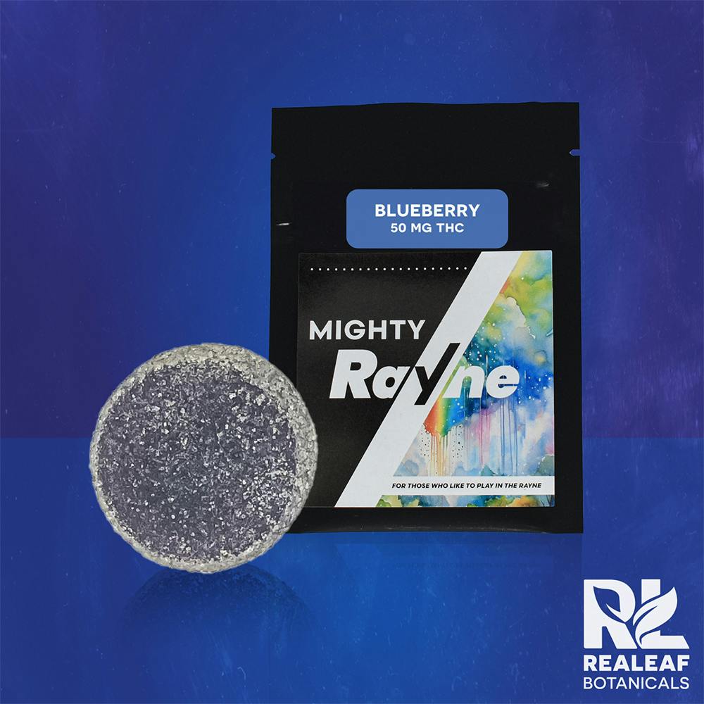 RAYNE DROPS Gummies 50mg: Blueberry 1pk