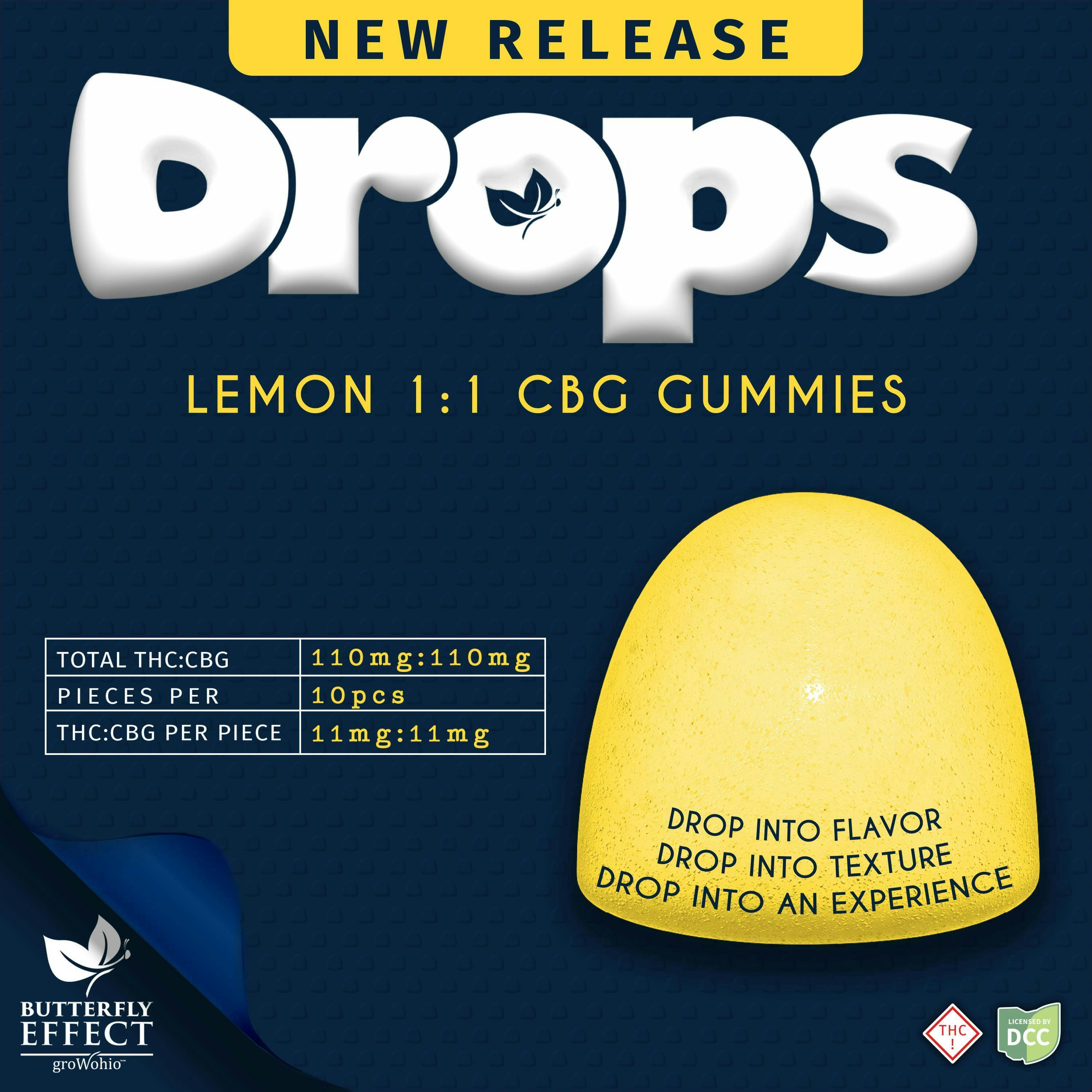 Lemon (1:1 THC:CBG) - Gummies 10pk