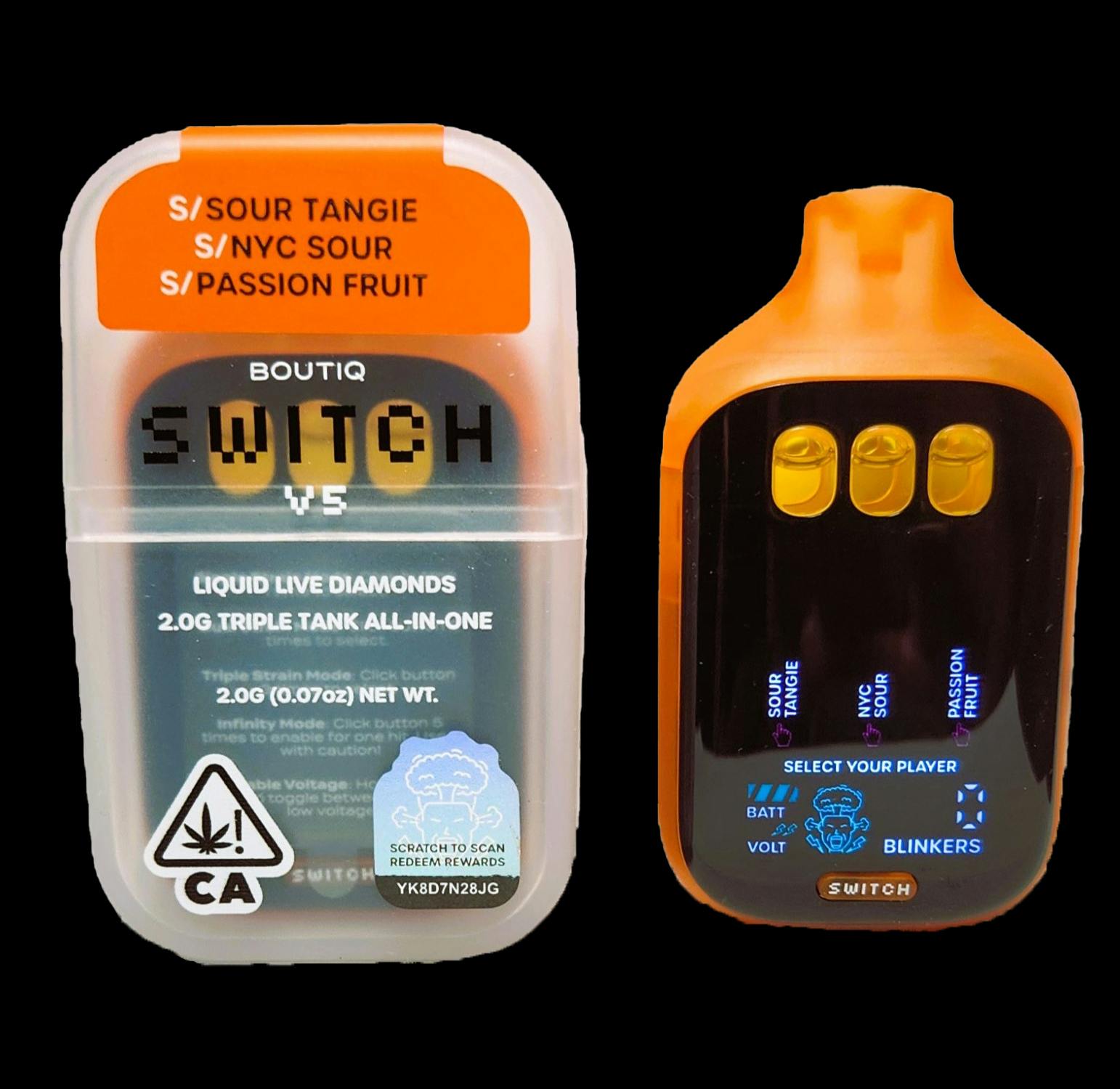 Boutiq - Grape Soda/Glowberry/Cherry Pie 1G Triple Tank Disposable Indica